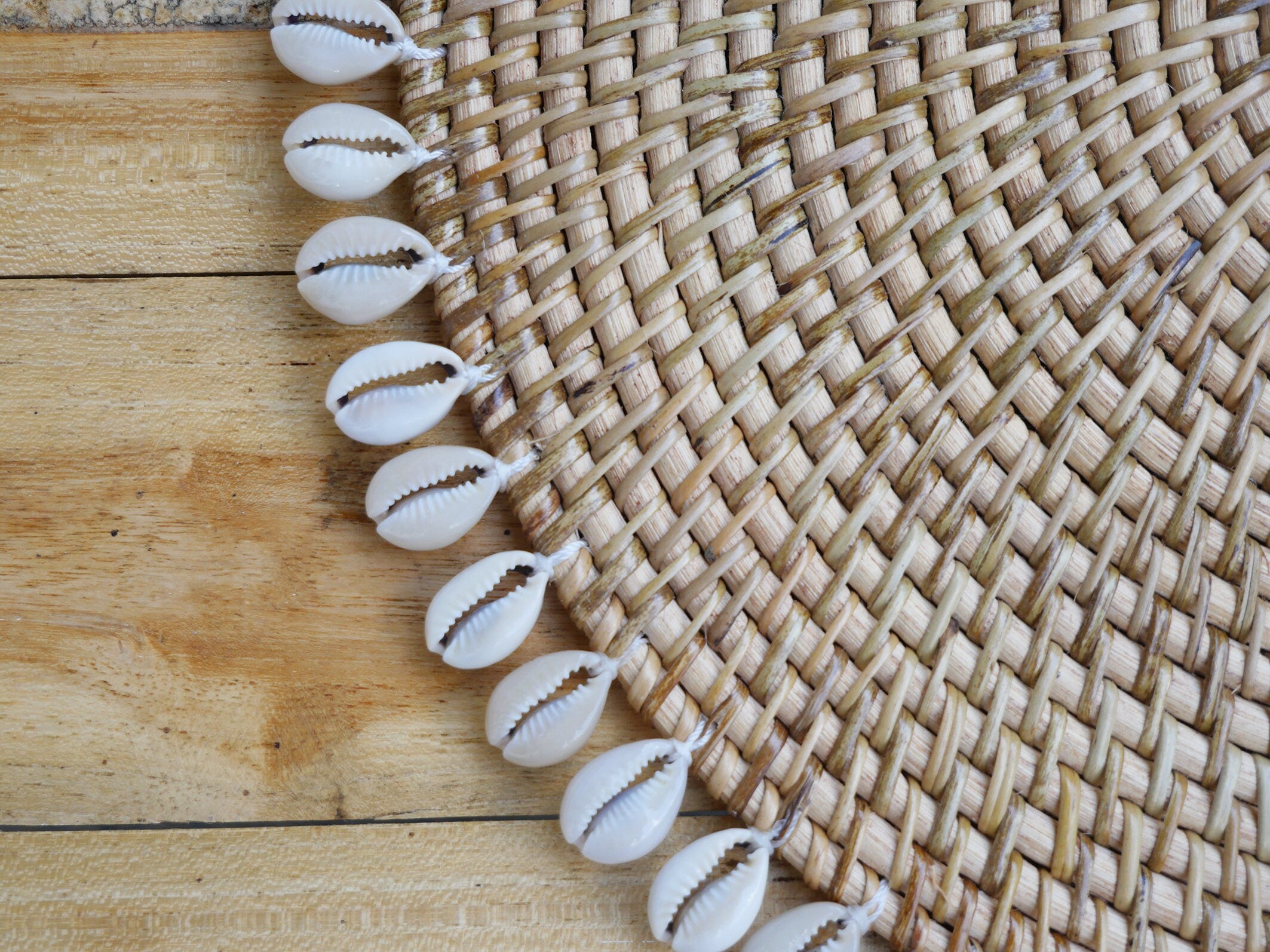 Set of Cowrie Shell Placemates
