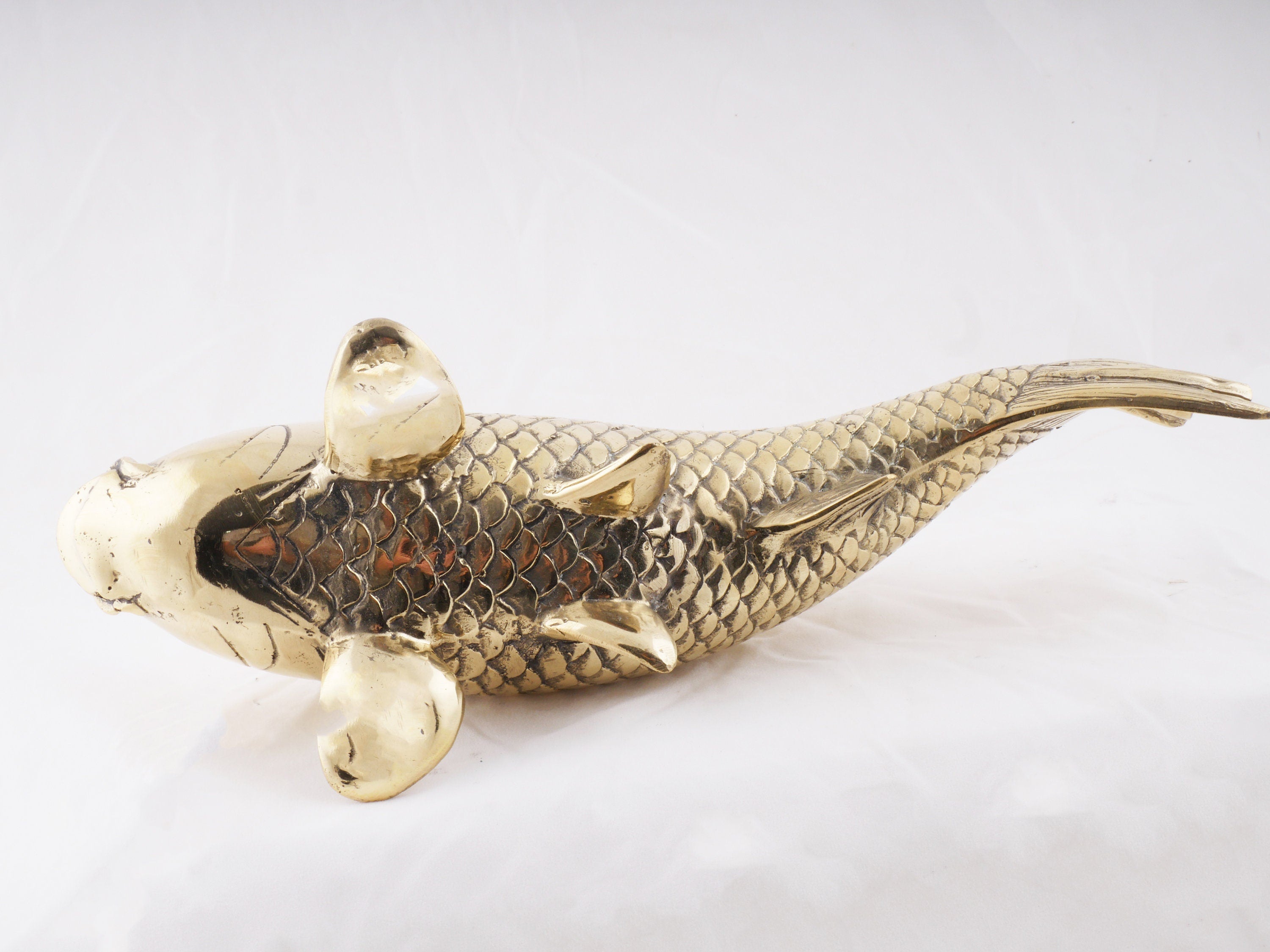 The Golden Brass Koi Fish