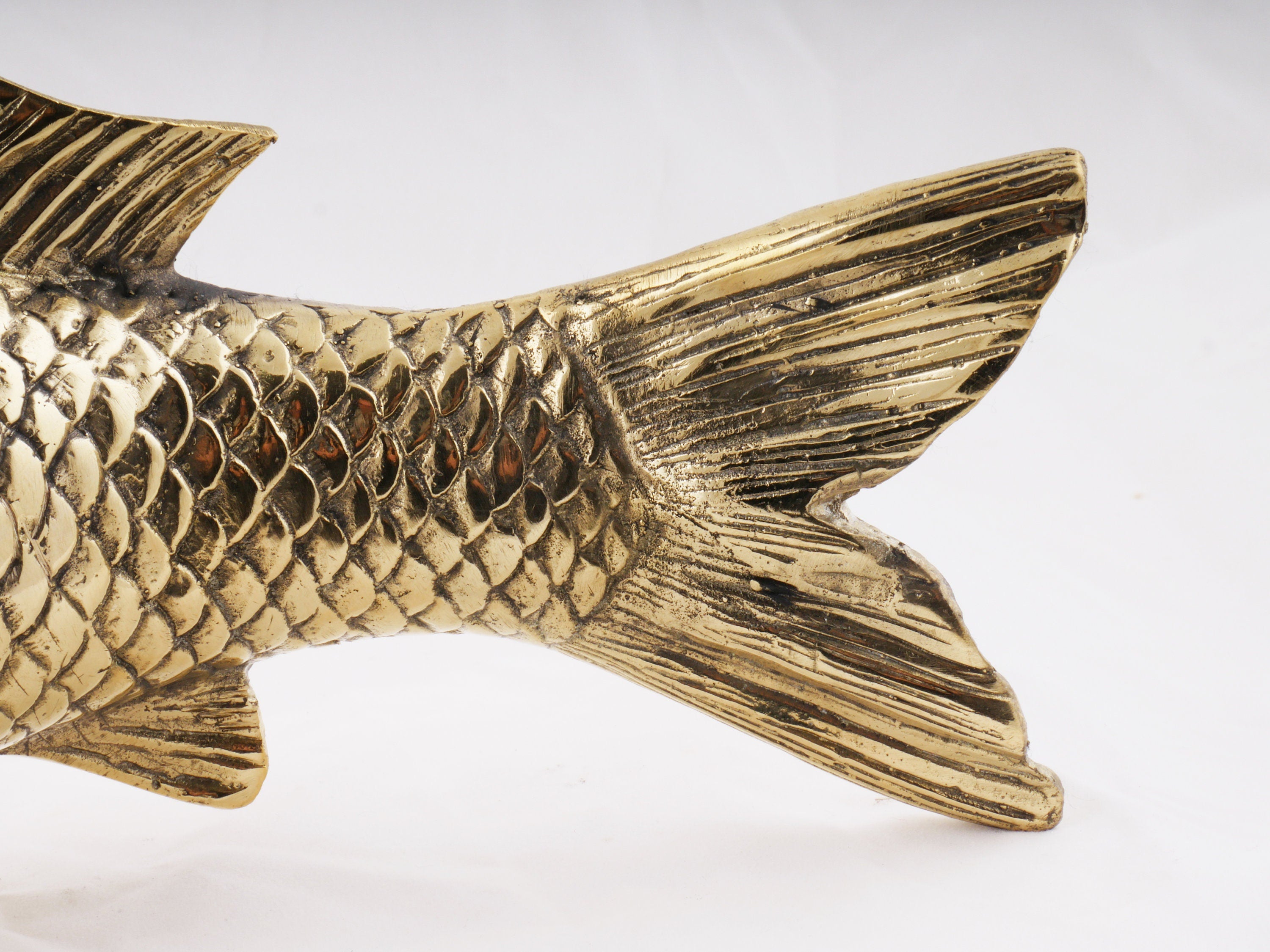 The Golden Brass Koi Fish