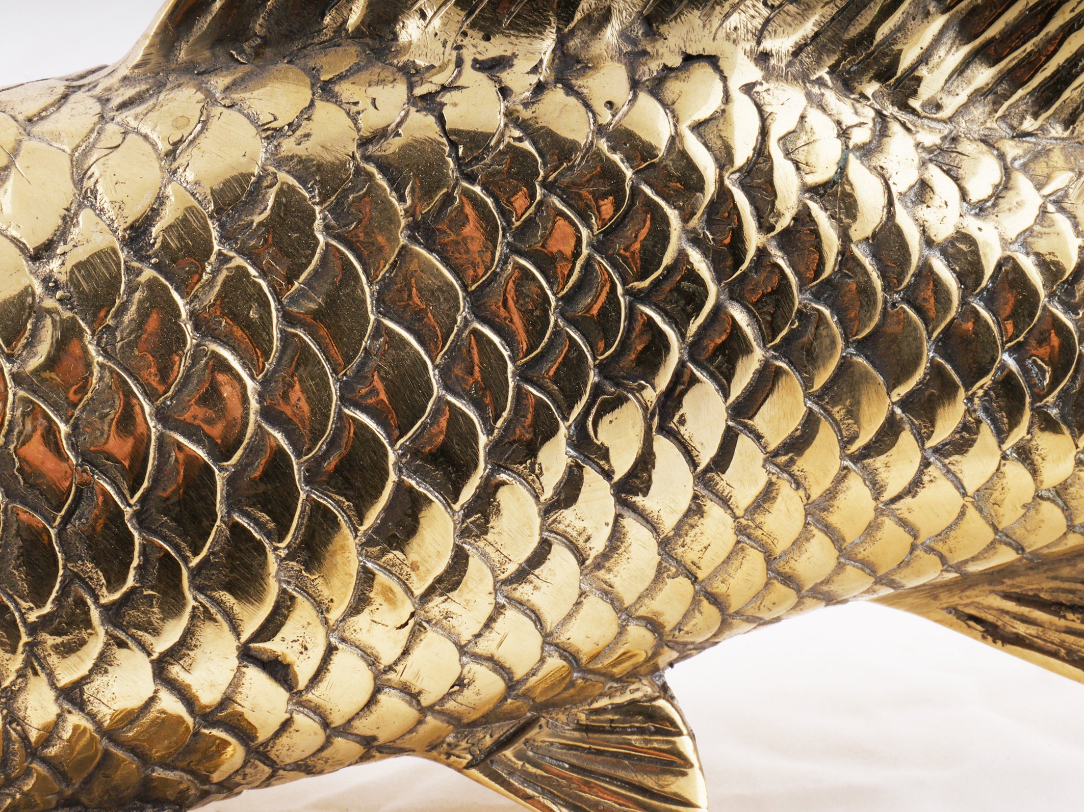 The Golden Brass Koi Fish