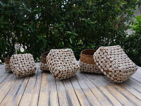 Set of Balinese Offering Baskets