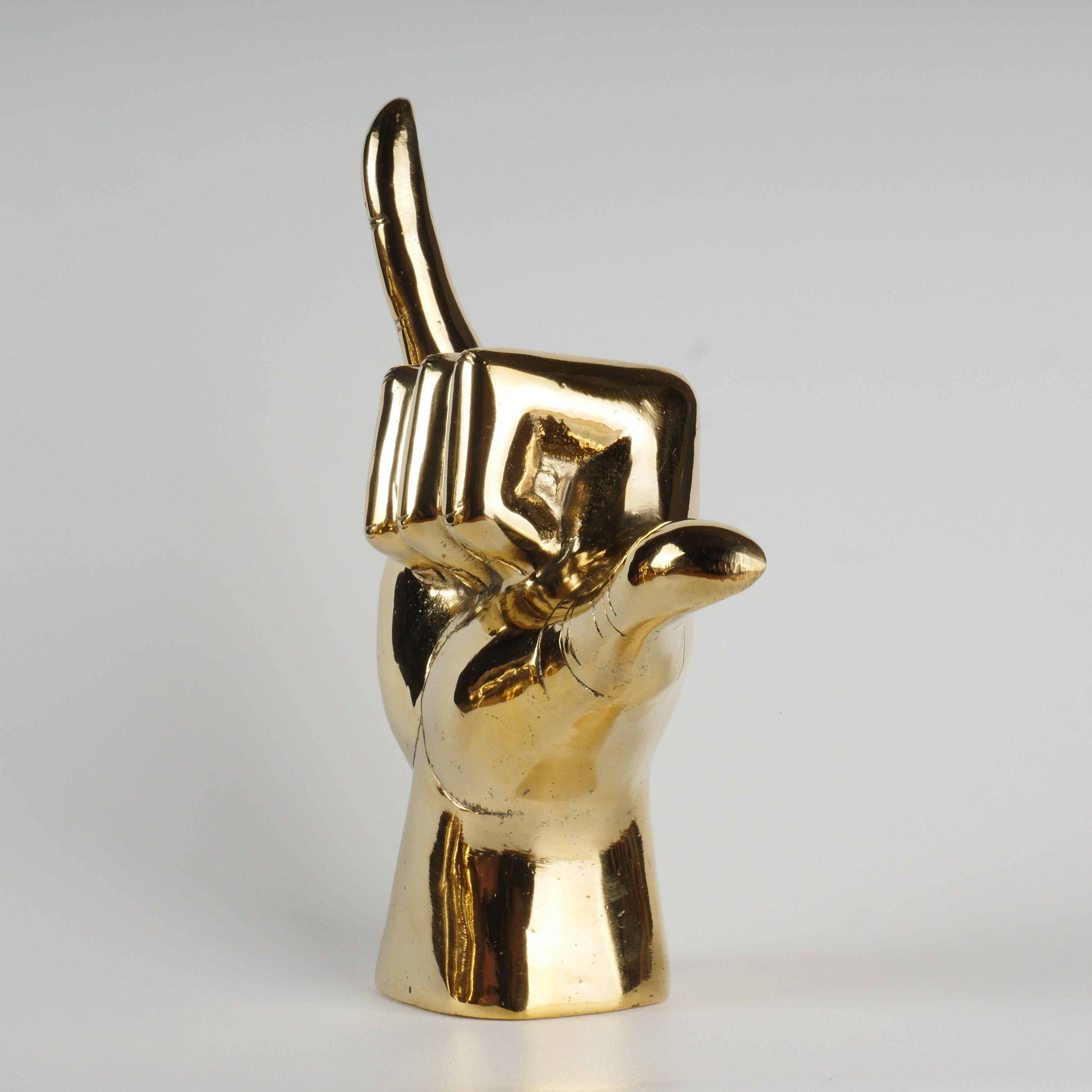 Surf's Up! Shaka Hand: Brass Shaka Hand, Beach Decor, Hang Loose