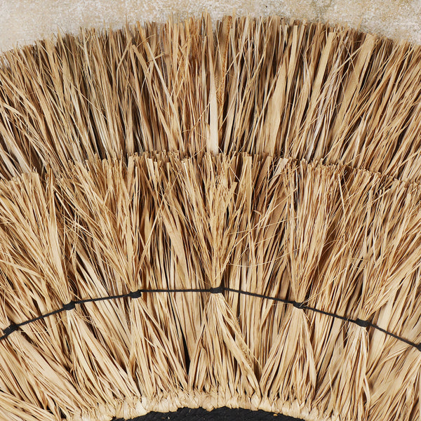 The Raffia Circle Mirror