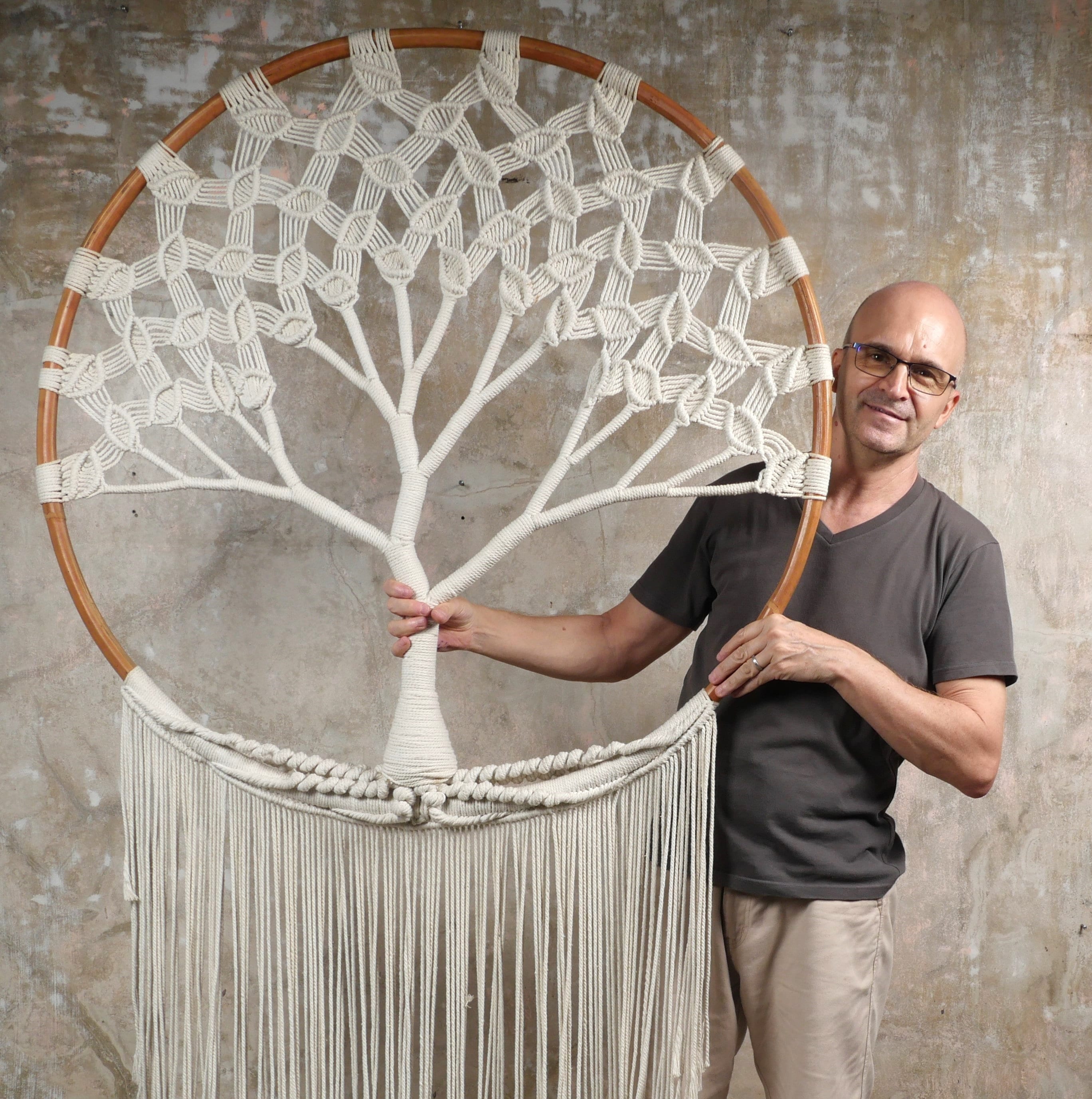 Tree of Life Macrame Wall Hanging / Large Macrame Wall Hanging / Dreamcatcher / Tree of Life Dreamcatcher